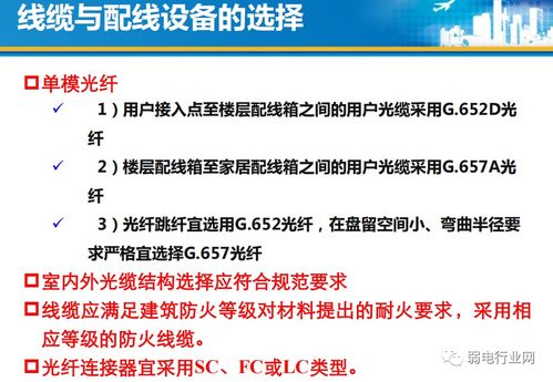 最全的住宅光纖到戶設(shè)計(jì)與施工規(guī)范